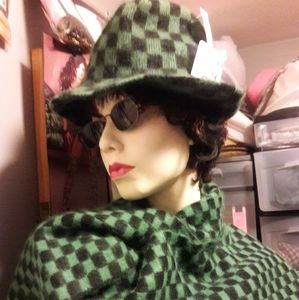Hat with matching scarf